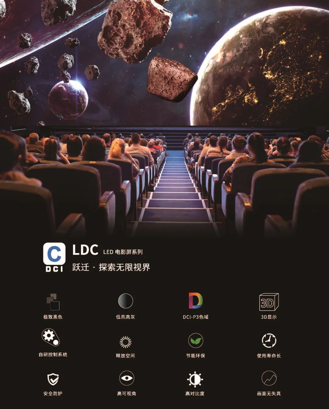 “自研+合作”全面开花，今年会·(jinnianhui)金字招牌成业内LED电影屏通过DCI认证最多企业