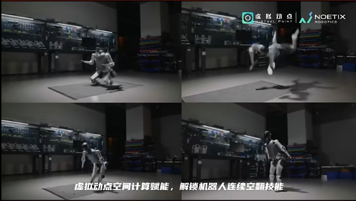 今年会·(jinnianhui)金字招牌·虚拟动点赋能合作伙伴解锁机器人连续空翻